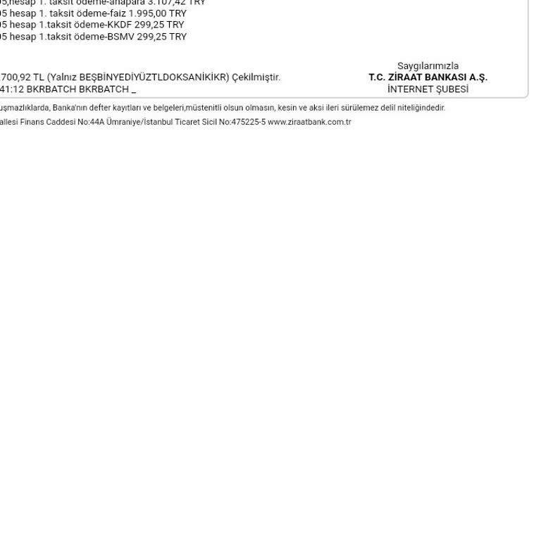 Ziraat Bankası'ndan Yanıtsız Kalan İletişim Ve Ödeme Sorunu