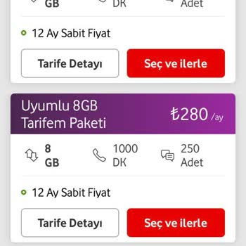 Vodafone Tarifesi Yenileme Fiyat Artışı Şoku