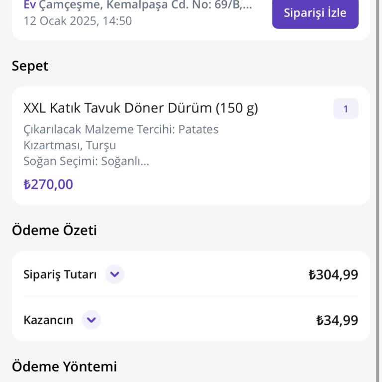 Ödeme Ekranında Ani Fiyat Artışı Şoku