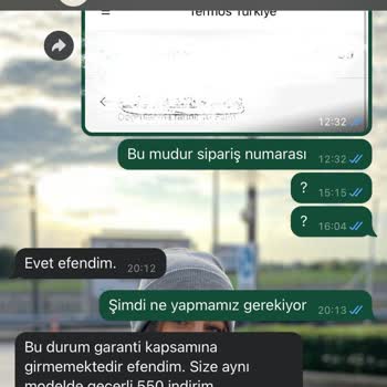 Garanti Kapsamı Dışında Kalan Kapak Sorunu