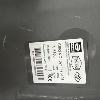 Arçelik Süpürgemin Yedek Parça Sorunu