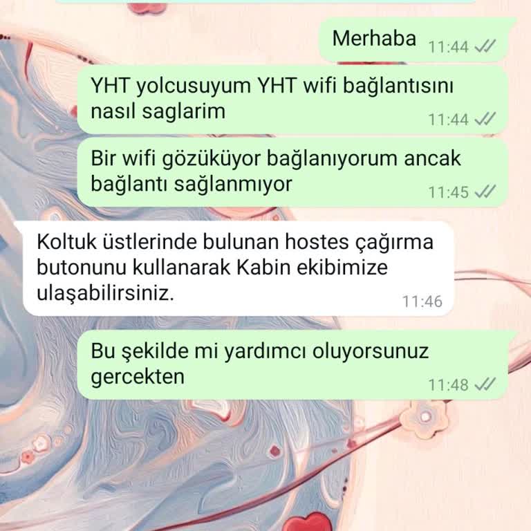 YHT Müşteri Hizmetlerinin İletişim Sorunları