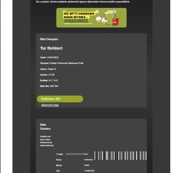 Sinema Salonunda Temizlik Ve Hizmet Eksikliği Şikayeti