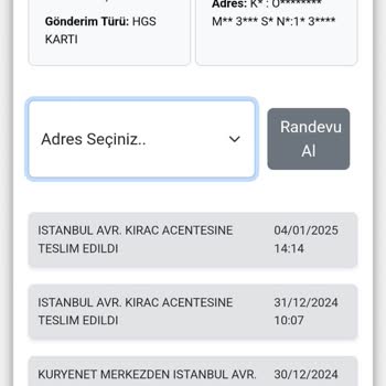 HGS Kartım Teslim Edilmedi, Ücret Kesintisi Yapıldı