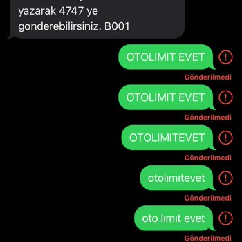 Ziraat Bankası'na SMS Gönderememe Sorunu