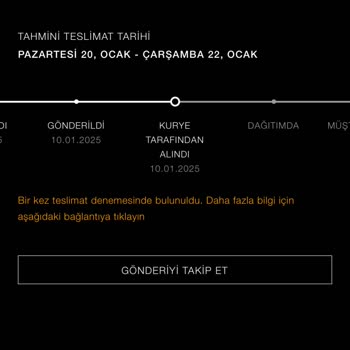 Teslimat Denemesi Yapılmayan Kargo Sorunu