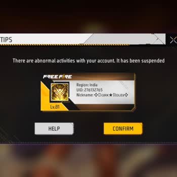 Garena Free Fire ID Unban Request