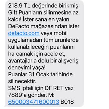 Puan Kullanım Süresi Hakkında Yanıltıcı Bilgilendirme