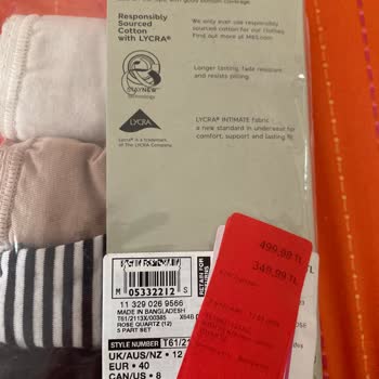 Marks & Spencer İç Çamaşırlarının Kalitesinde Büyük Düşüş