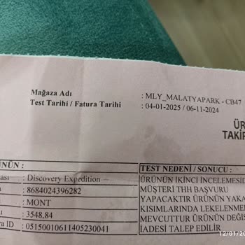 Boyner'den Aldığım Montta Kararma Sorunu Ve İade Reddi