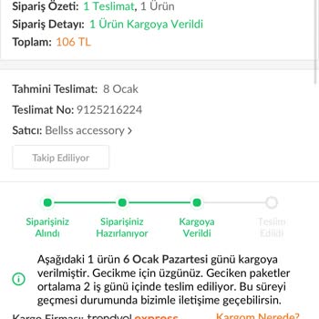 Trendyol Express Teslimatında Yaşanan Belirsizlik Ve Endişe