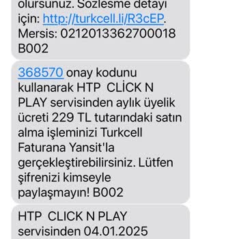 Clicknplay.mobi İzinsiz Üyelik Ve Fatura Yansıtma Sorunu!