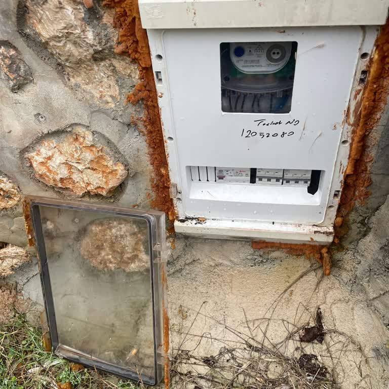 Kırılan Elektrik Panosu Güvenlik Riski Oluşturuyor