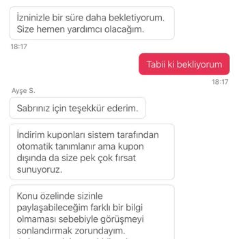 Yemeksepeti'nde Eksik Ürün Ve Yetersiz Müşteri Hizmeti