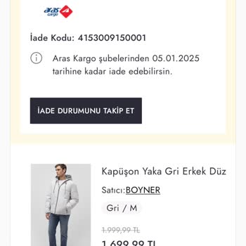 Defolu Ve Kullanılmış Ürün Gönderimi