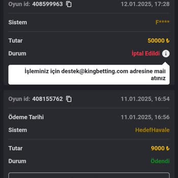 Kingbetting'de Belge Sorunu Ve İletişim Eksikliği