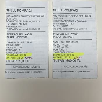 Shell İstasyonunda Yanlış Puan Kullanımı Ve Yakıt Hatası