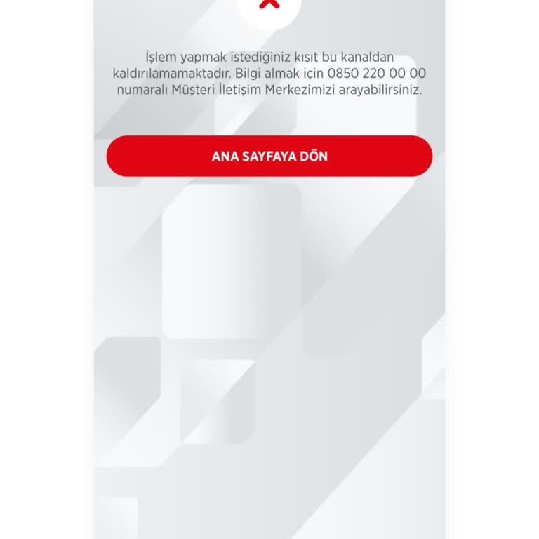 Kredi Kartı Kısıt Sorunu Ve Müşteri Hizmetleri Yanıtı