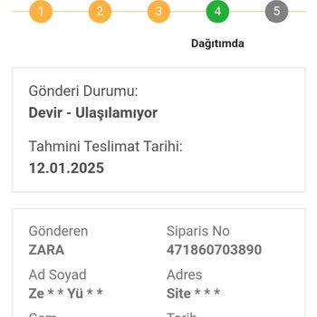 Zara Kargo Sorunu: Siparişim Nerede?