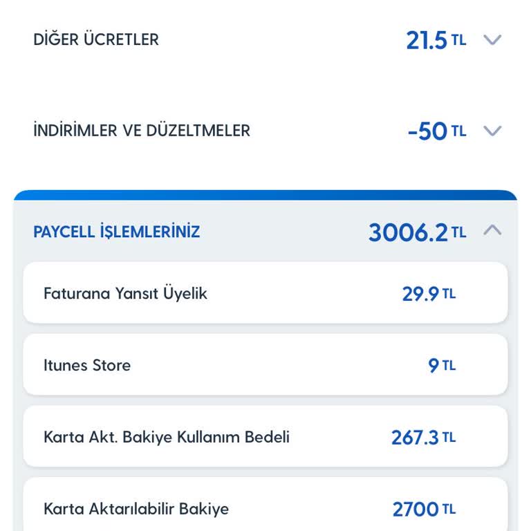 Kullanılmayan Hizmet İçin Yüksek Fatura Şoku