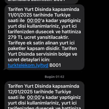 Yurt Dışında Kullanılamayan Hat Ve Fatura Şoku