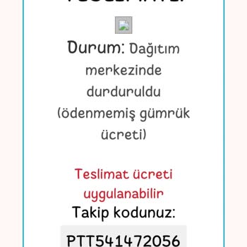 Kargo İsmi Kullanılarak Yanıltma!