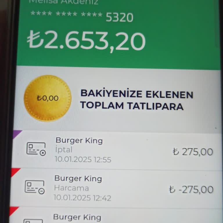 Yemek Kartından Fazla Çekim: İade Sorunu