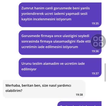 Yanlış Sipariş İptalinde Müşteri Hizmetleri Sorunu