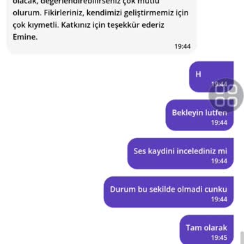 Yanlış Sipariş İptalinde Müşteri Hizmetleri Sorunu