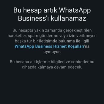 WhatsApp Hesabım Haksız Yere Kapatıldı!