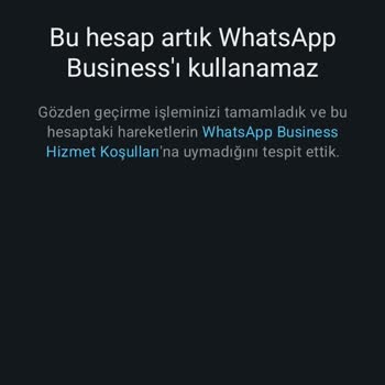WhatsApp Hesabım Haksız Yere Kapatıldı!