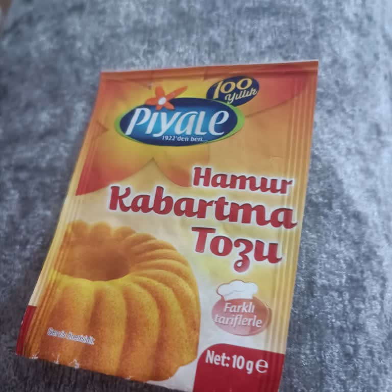 Boş Çıkan Piyale Kabartma Tozu ve Vanilya Paketleri