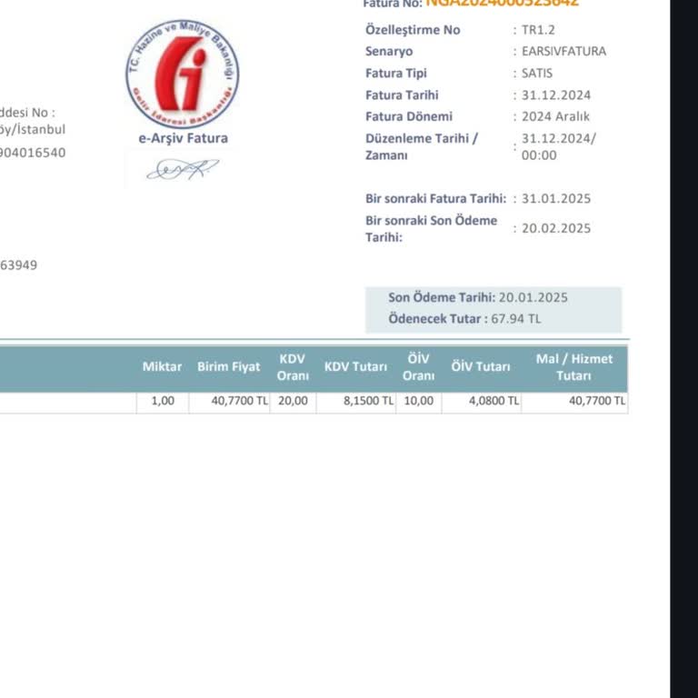 Fatura Yanlışlığı Ve Taşıma Sorunu