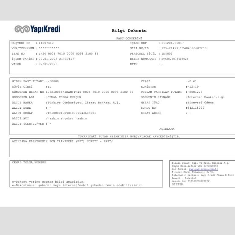 Yanlış Para Transferi Ve İade Sorunu