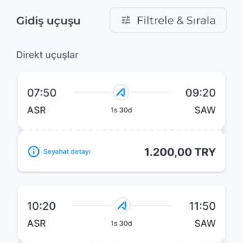 Uçak Bilet Fiyatlarındaki Ani Artışa Tepki