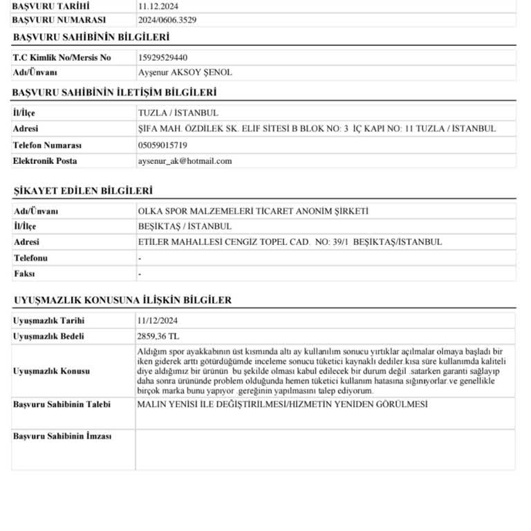 Kalitesiz Spor Ayakkabı Ve Tüketici Mağduriyeti