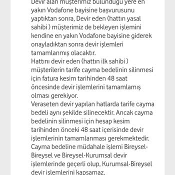 Vodafone Hat Devri Sürecinde Karşılaşılan Engeller Ve Çelişkili Bilgiler