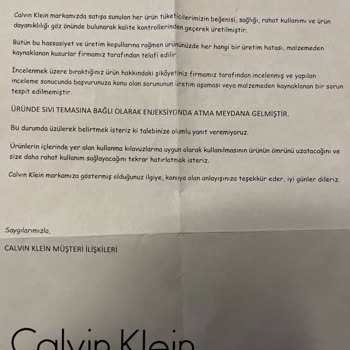 Calvin Klein Ayakkabıda Açılma Ve Müşteri Mağduriyeti