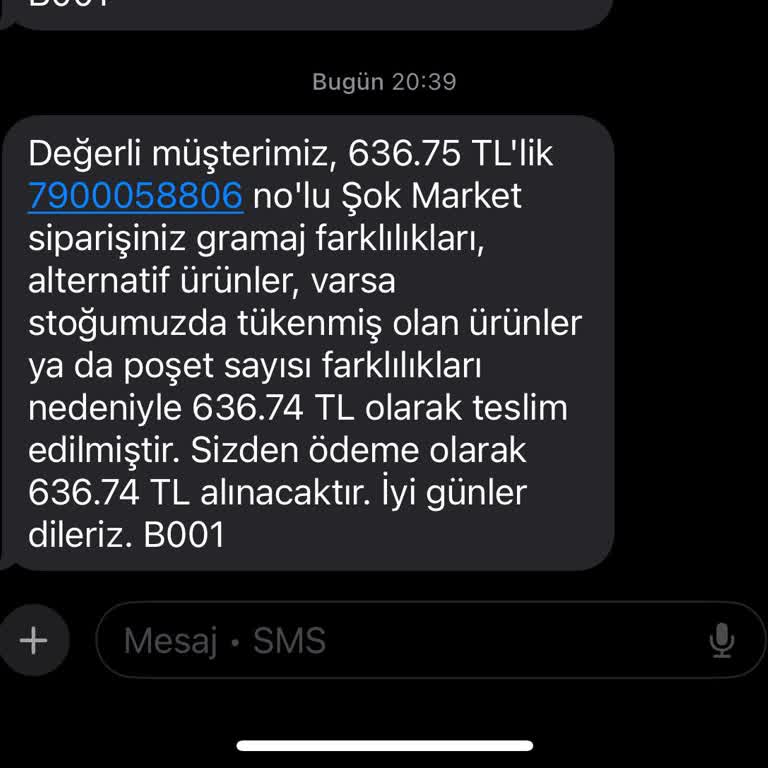 Yanlış Teslimat Ve Para İadesi Sorunu