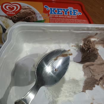 Algida Dondurmada Beklenmedik Yabancı Madde Şoku