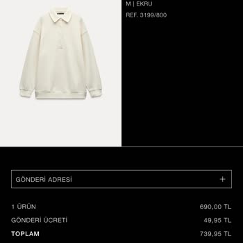 Zara'dan Aldığım Üründe Yanıltıcı Fiyatlandırma Ve Güven Kaybı