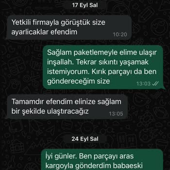 Kırık Ürün Ve İade Sürecinde Yaşanan Sorunlar