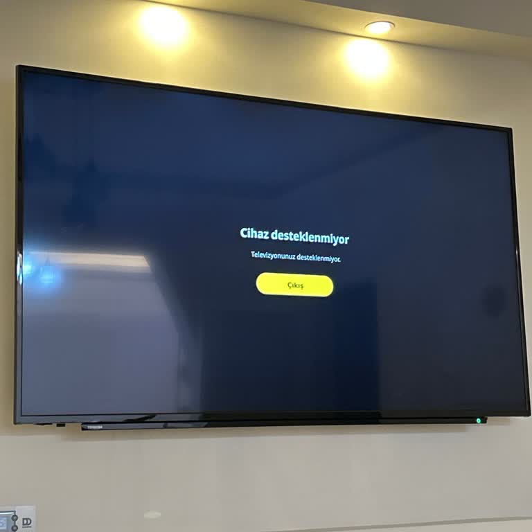 Exxen Uygulaması Toshiba TV'de Çalışmıyor