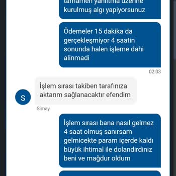 Ödeme Gecikmesi Ve İlgisiz Canlı Destek