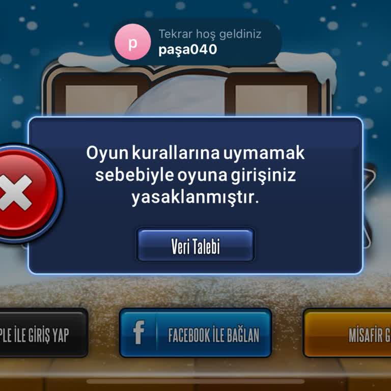Haksız Ban Nedeniyle Hesap İadesi Talebi