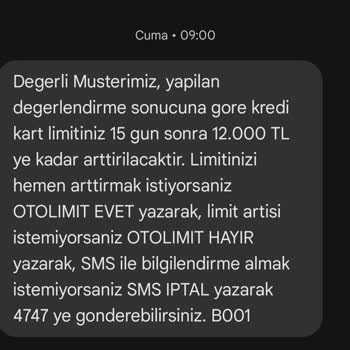 Ziraat Bankası Kredi Kartı Limit Artışı Sorunu