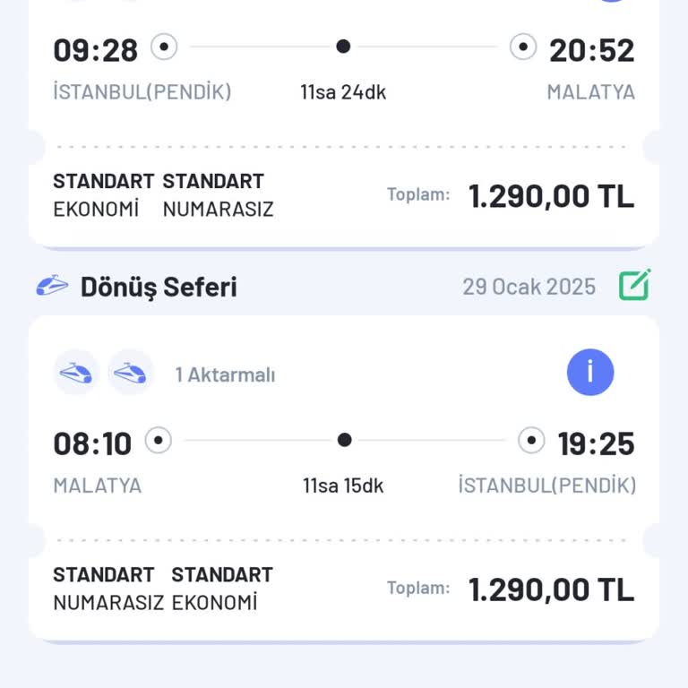 Bilet Alma Sürecinde Ani Fiyat Değişikliği Ve Sayfa Sorunu