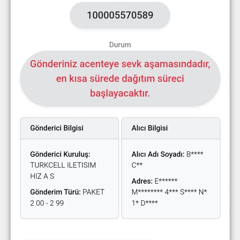 Kuryenet Kargo Teslimat Sorunu