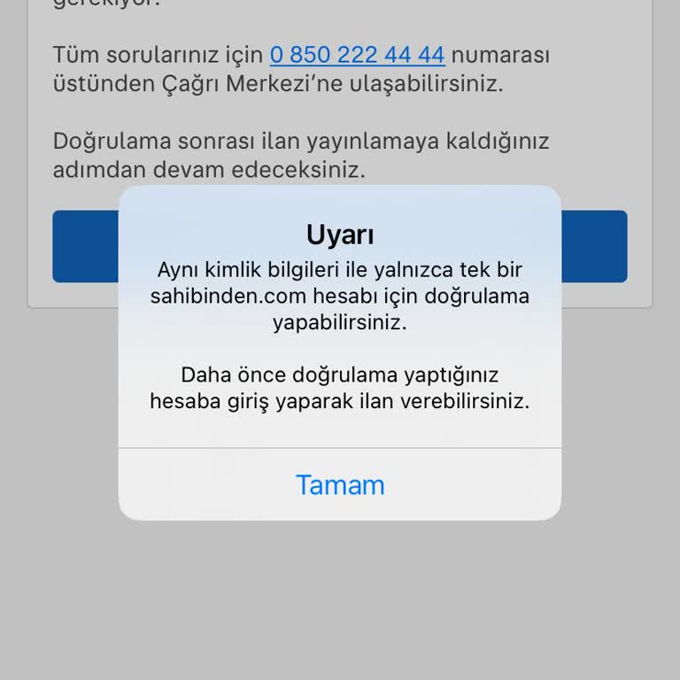 E-devlet Doğrulama Sorunu Nedeniyle İlan Verememe
