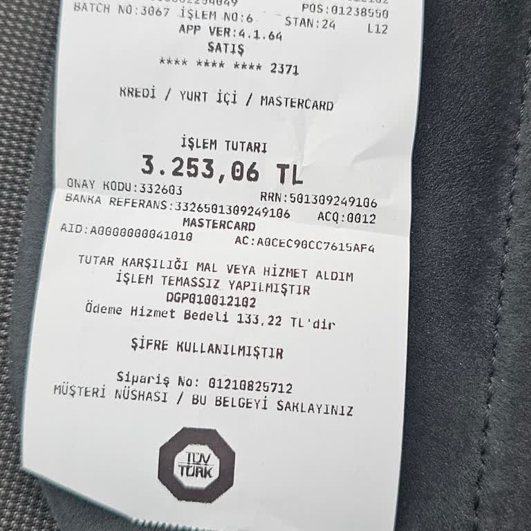 Tüvtürk İstasyonunda Fazla Ücret Şoku